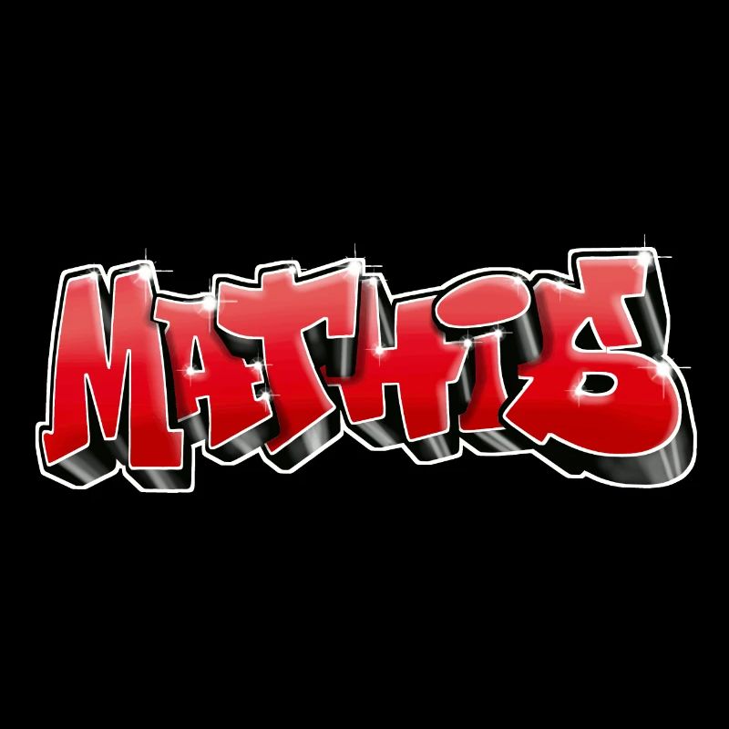 Mathis Graffiti Rouge