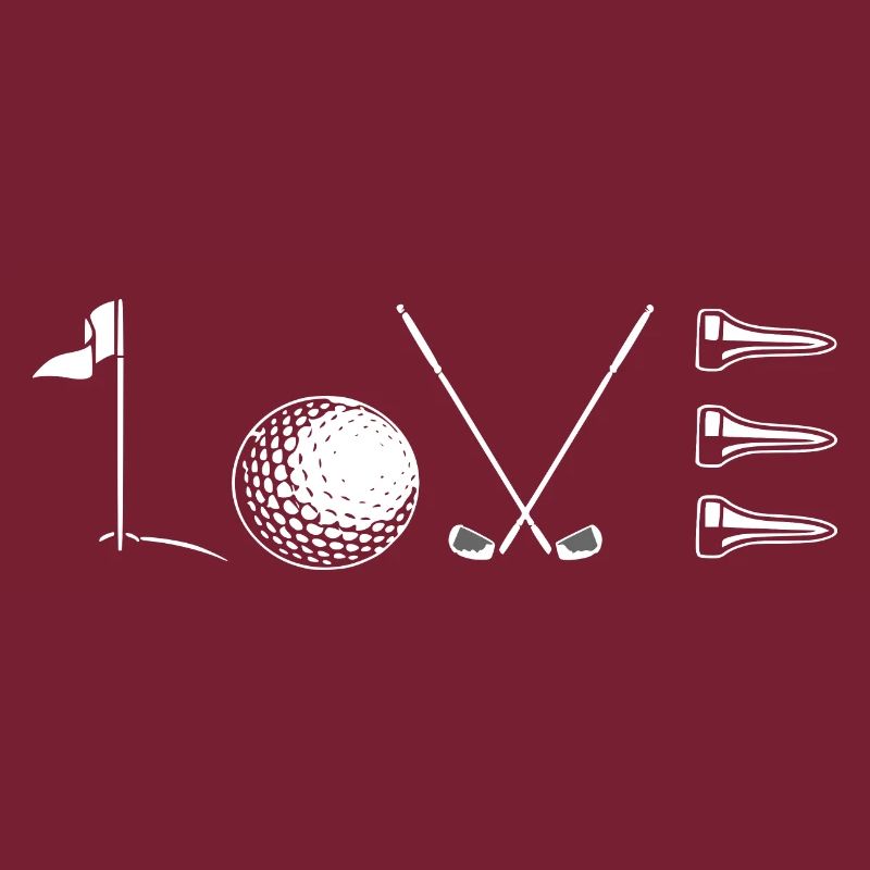 Golf - Love - Idée cadeau de golf