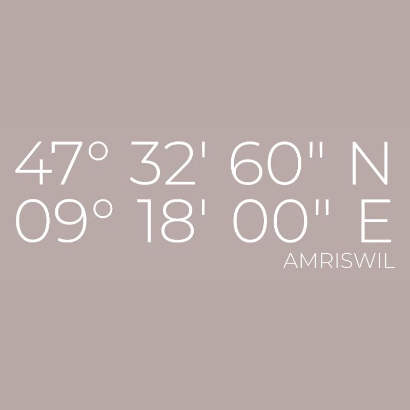 Coordinates Amriswil, Switzerland