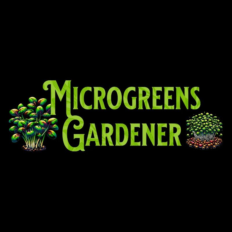 Microgreens Gärtner Landwirt Gärtner Microgreen