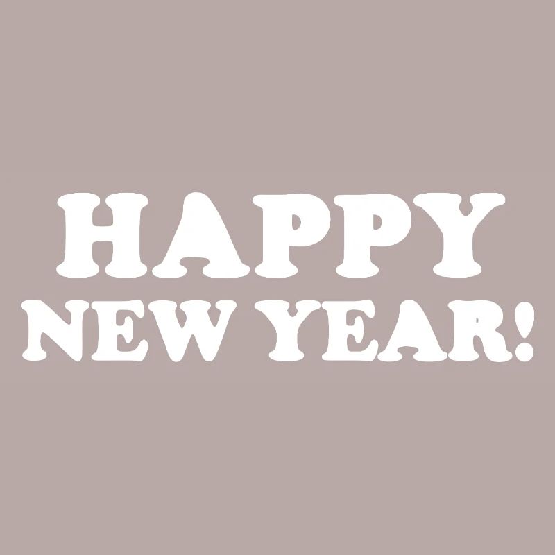 Bold Happy New Year Distressed Text