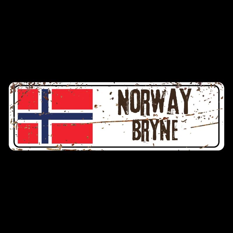 Bryne Norwegen Flagge