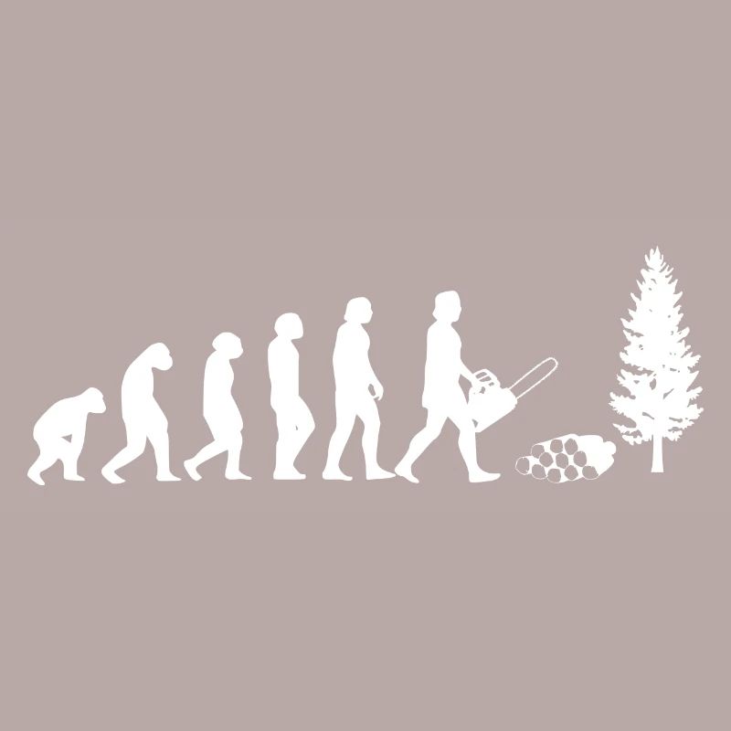 Evolution wood chipper white