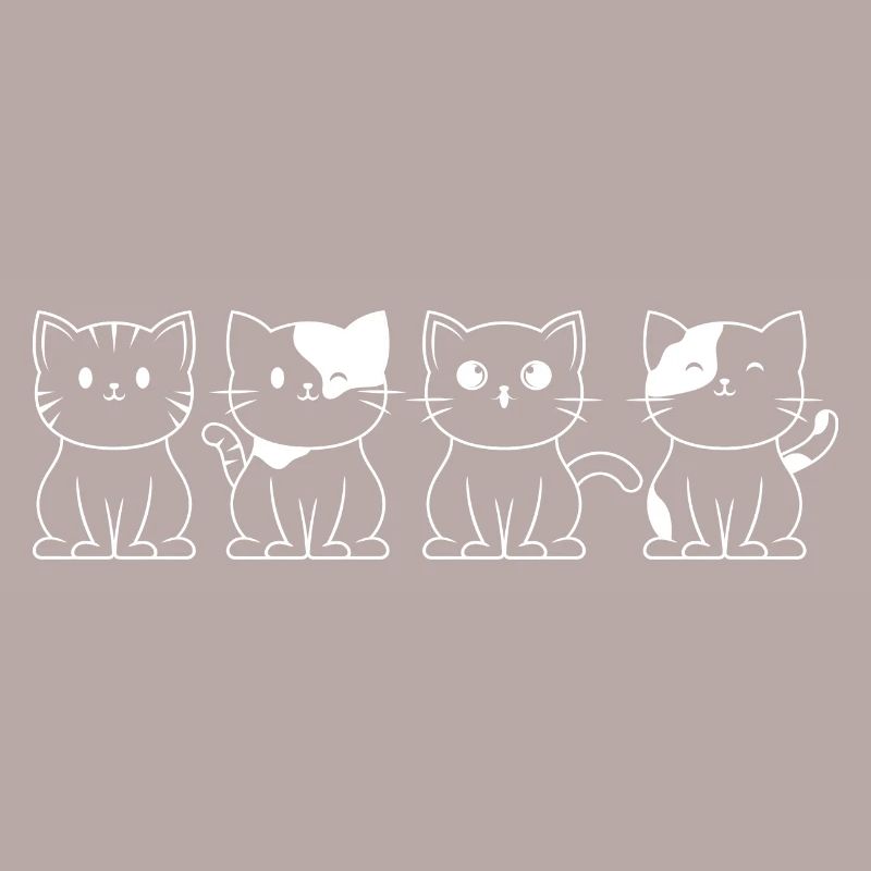 Quatre chatons