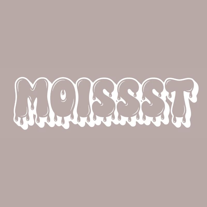 Moist Dripping Text