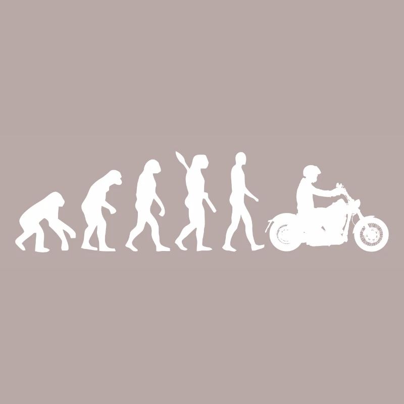 Motorrad Evolution Grafik