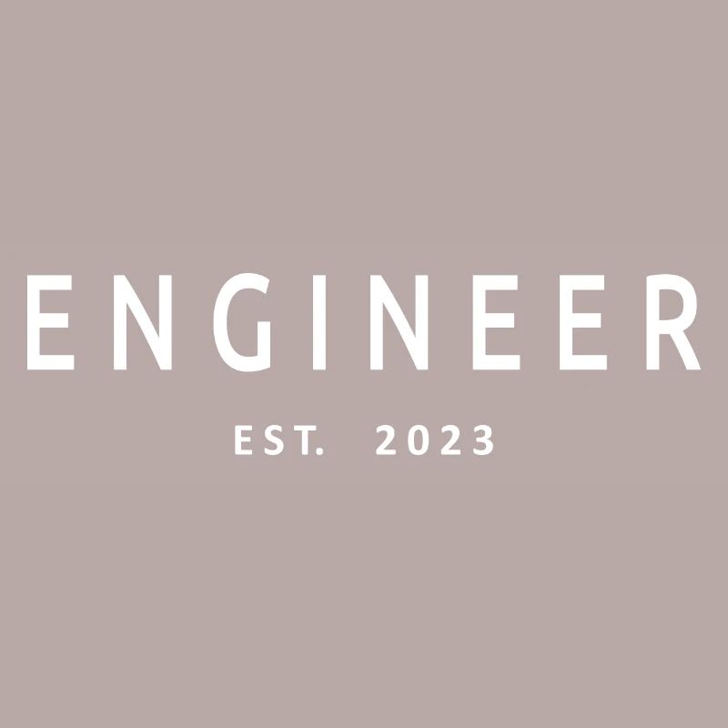 Engineer Est. 2023 Graduation Engineering Student