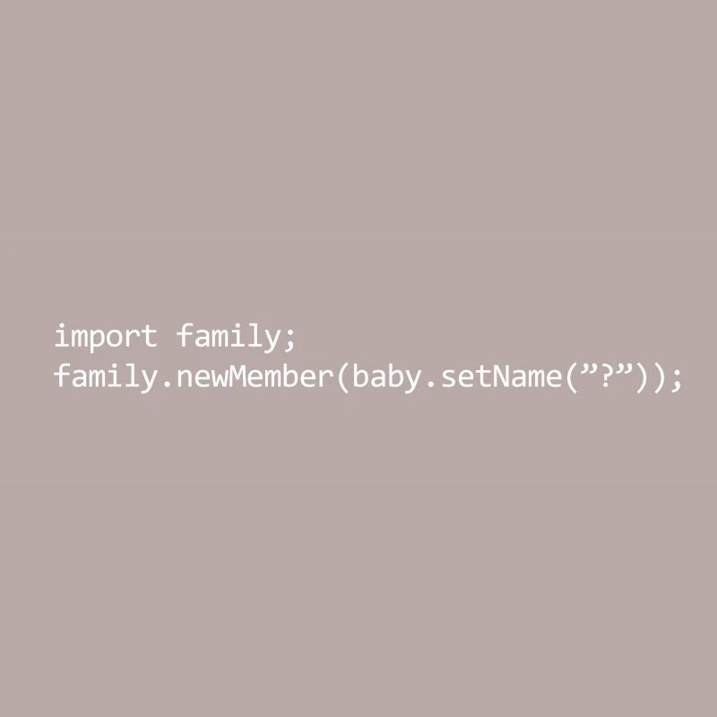 Pregnancy programmer saying