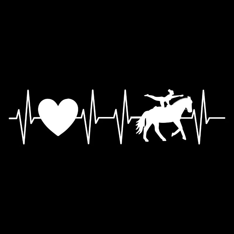 Volti amour cheval de battement de coeur
