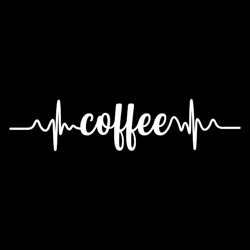 Coffee Heartbeat Design pour les amateurs de café