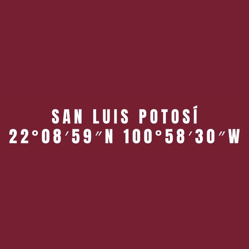 San Luis Potosí Mexico Coordinates