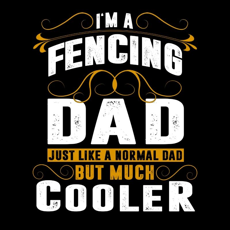 Fencing sword fighting Dad