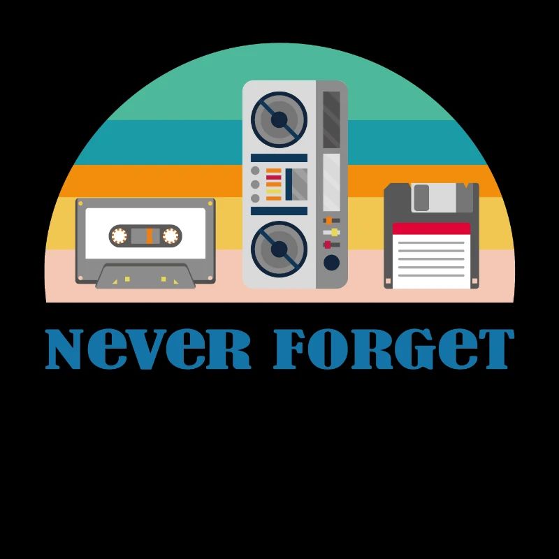 Never Forget - Retro Technik aus den 80er
