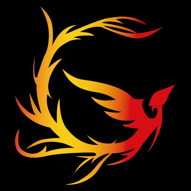 Cercle Firebird avec dégradé