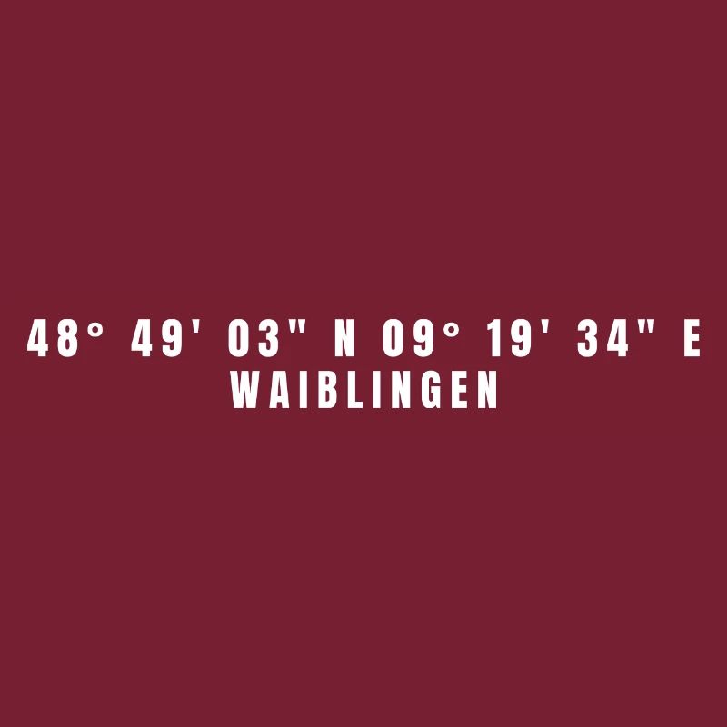 Waiblingen Baden-Wurttemberg Coordinates