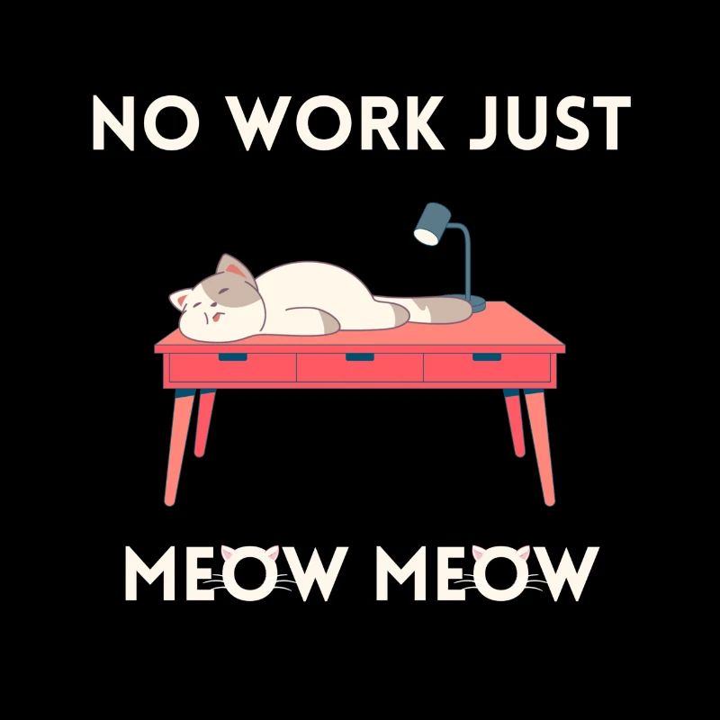 Hard-working cat