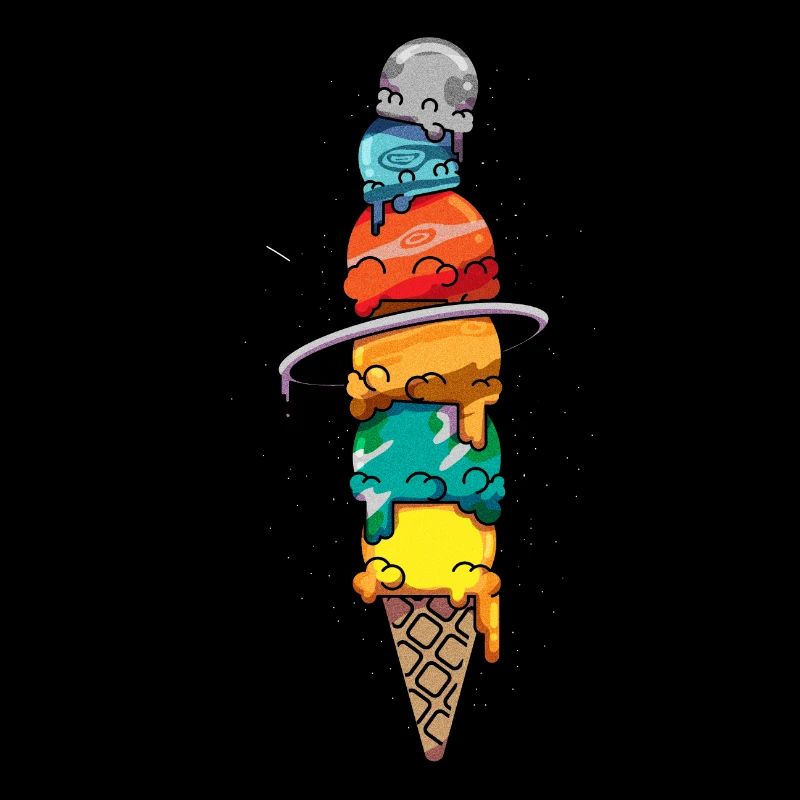 Raumfahrt Eis Waffel Solarsystem Sommer Mars