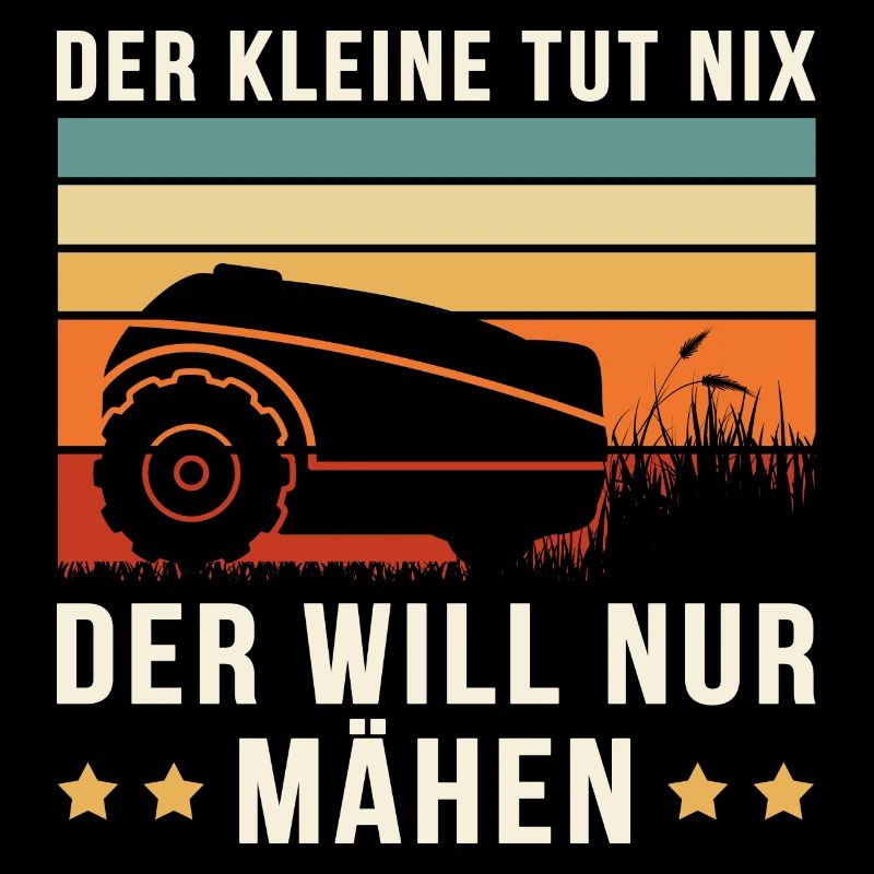 DER KLEINE TUT NIX DER WILL NUR MÄHEN | Mähroboter