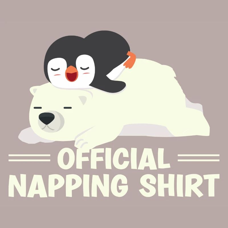 Sleeping Penguin Lover Cute Penguin Napping