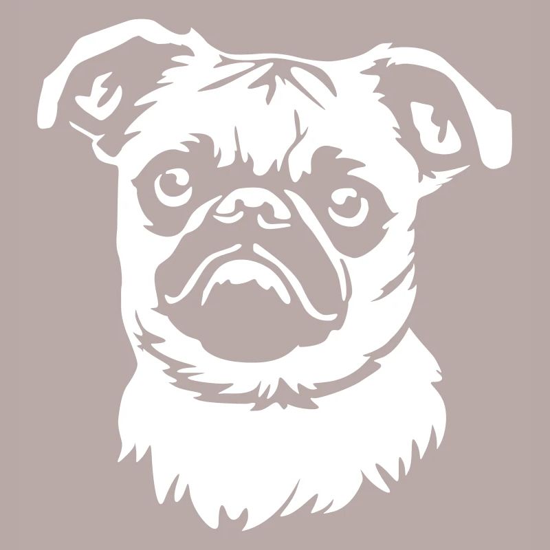 Brussels Griffon Head "Black Edition"
