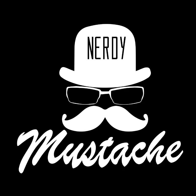 Nerdy Mustache Moustache