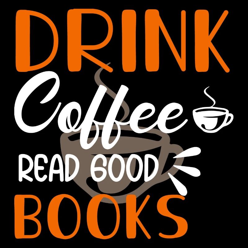 Trinken Sie Kaffee Lesen Sie Gute Bücher