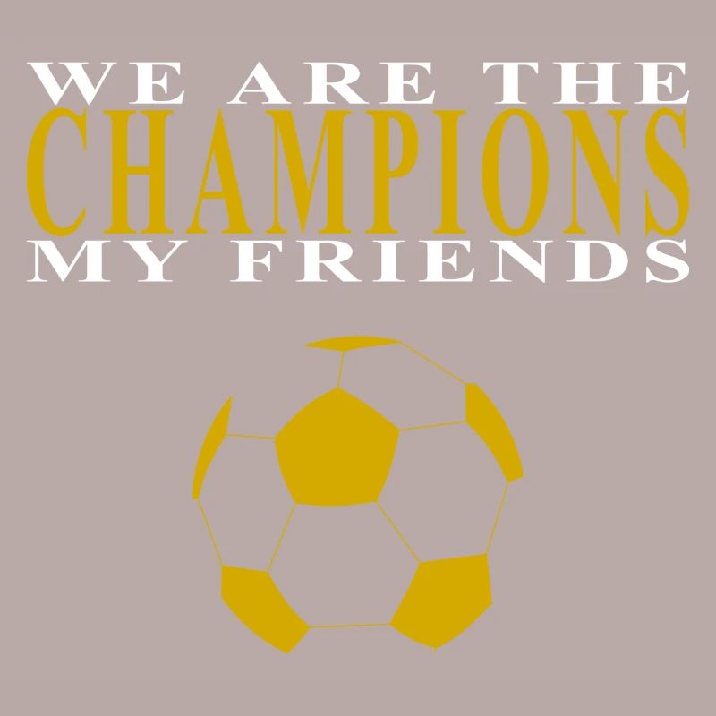 Wir sind der Champion, Fußball, Couleur oder