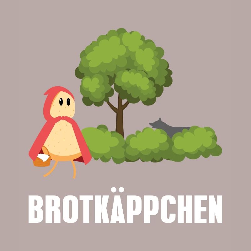 Brotkäppchen - Rotkäppchen Wolf Oma Märchen