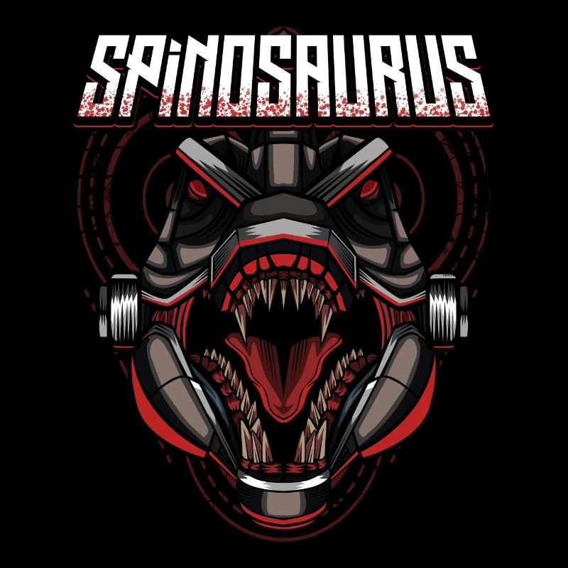 Cyborg Spinosaurus Scifi