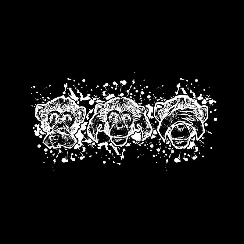 Trois singes