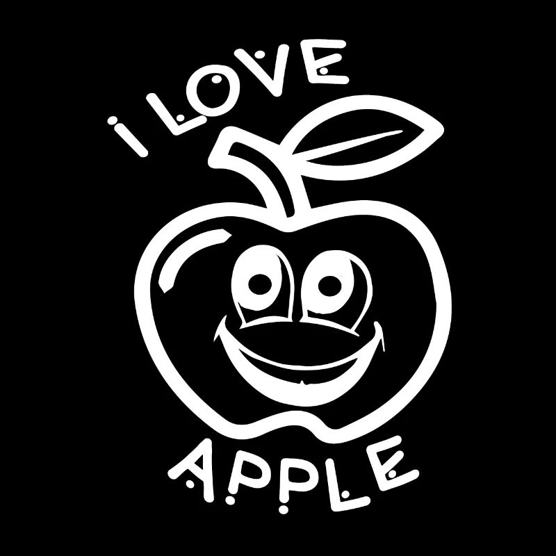 Ich liebe Äpfel