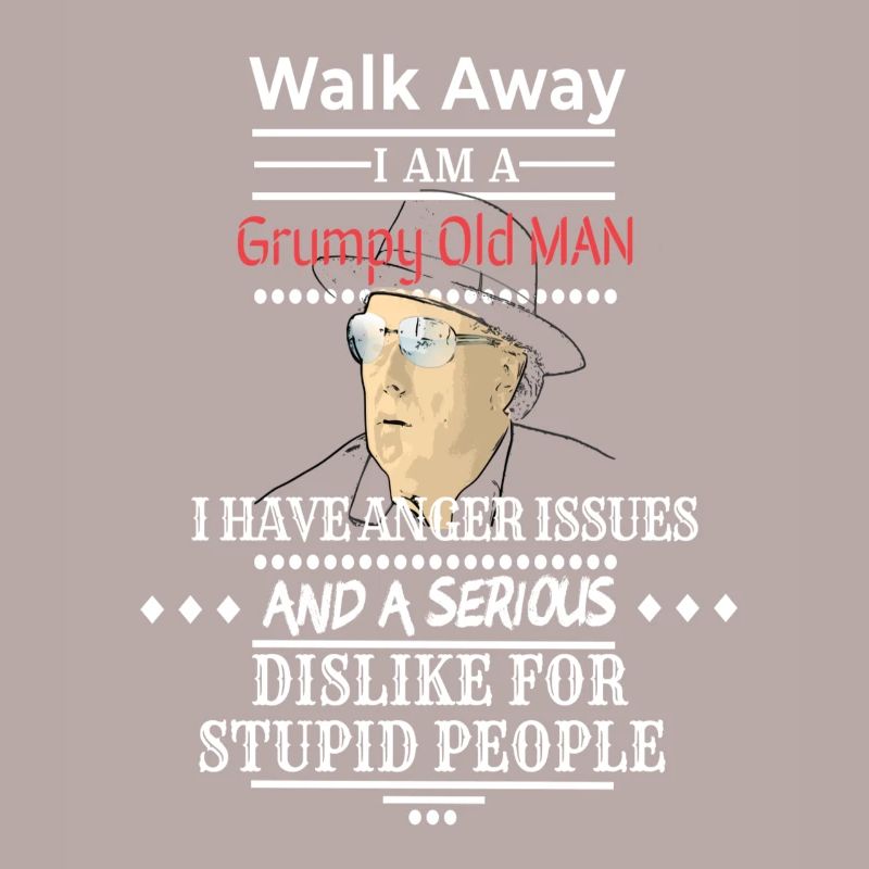 Grumpy old man - Geschenk - Opa
