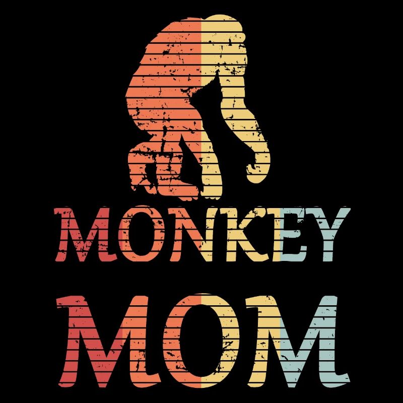 Monkey Mom Affen Mutter