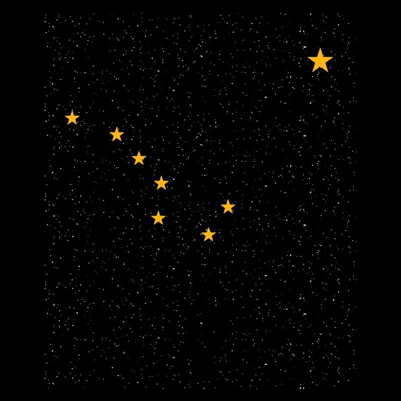 Drapeau de l'Alaska Grande Ourse Polaris