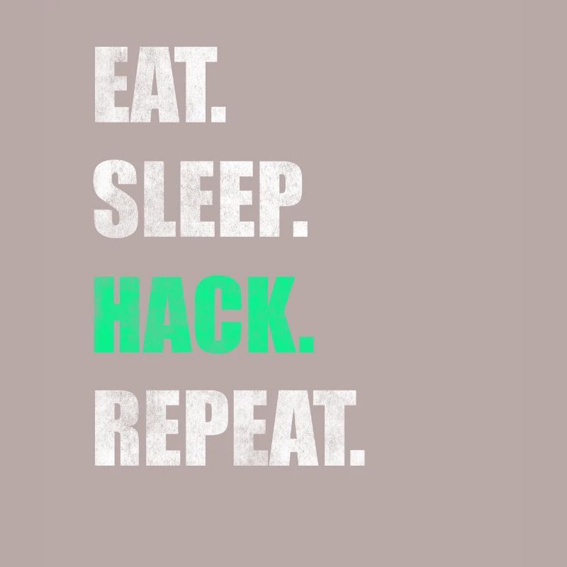Manger Sleep Hack Répéter Hacker Hacken