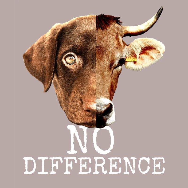 No Difference Pro Vegan Vegetan Tierschutz