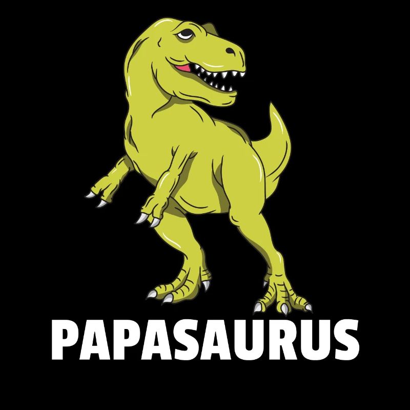 Dinosaurier Dino T-Rex Papa Vater Papi Geschenk