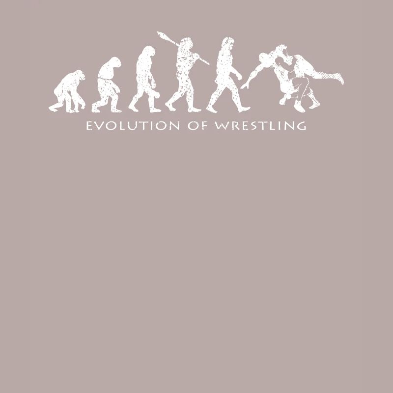 Wrestling Evolution Silhouette Wrestler Geschenk