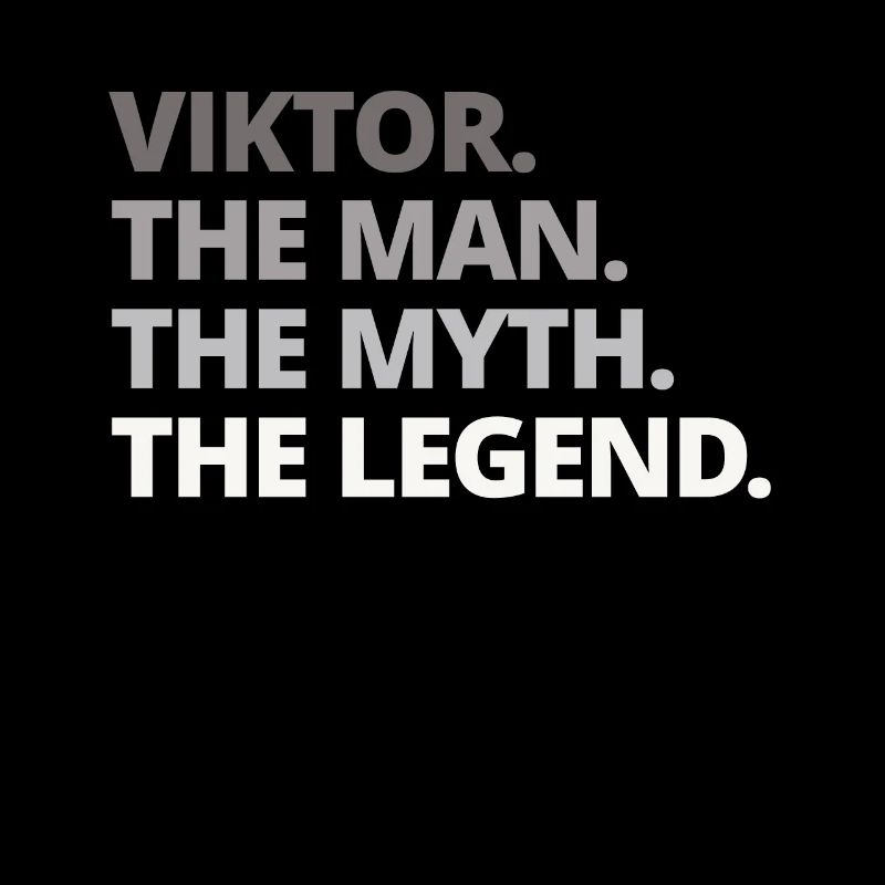 Viktor Name Sort Cadeau