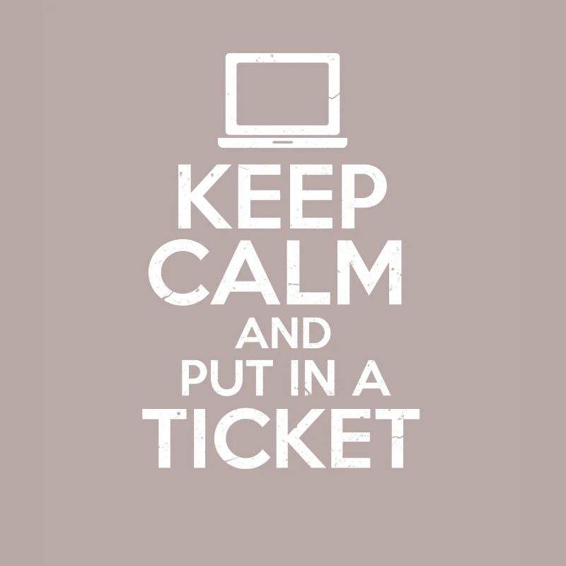 Technischer Support Computer Informatiker Nerd