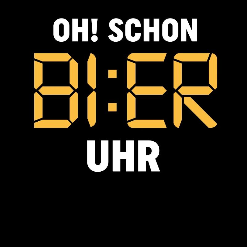 Oh Schon Bier Uhr - Bier Trinker Gruppen Design