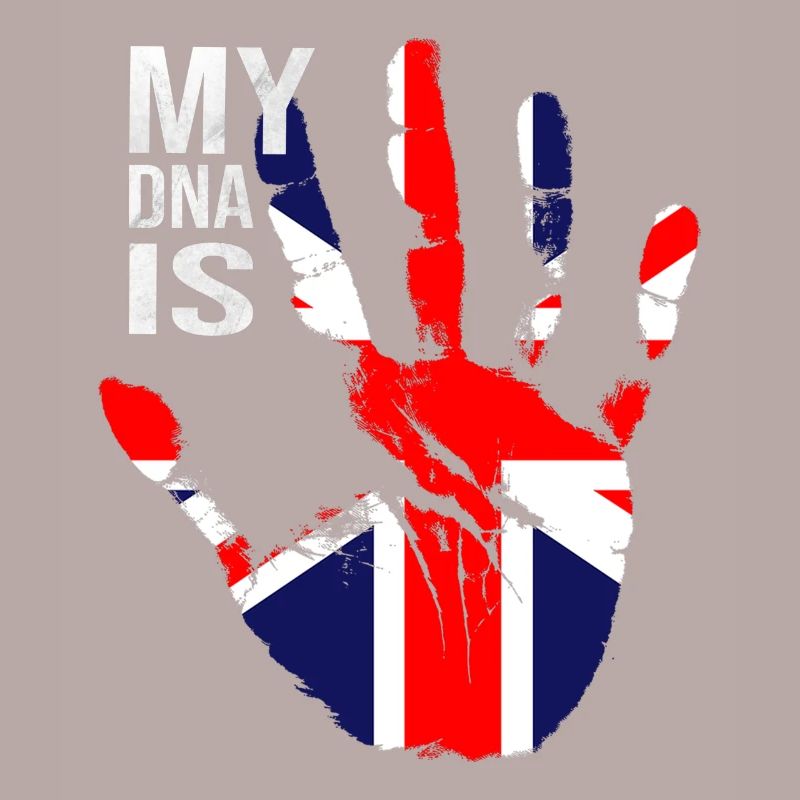 Drapeau britannique, mon ADN est britannique, drapeau Union Jack