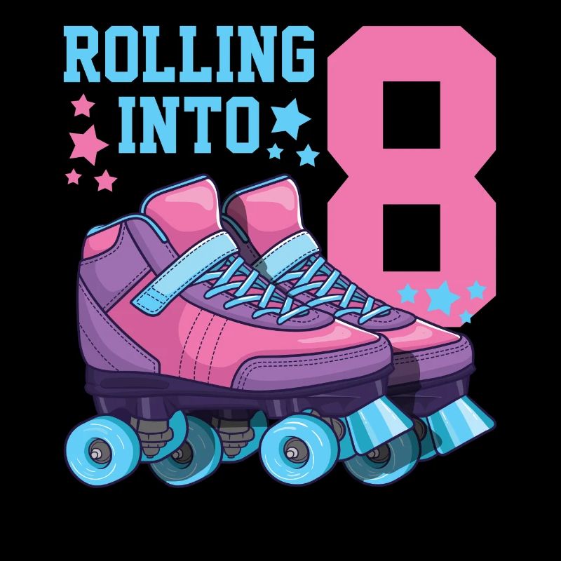 8. Geburtstag Rollschuhe