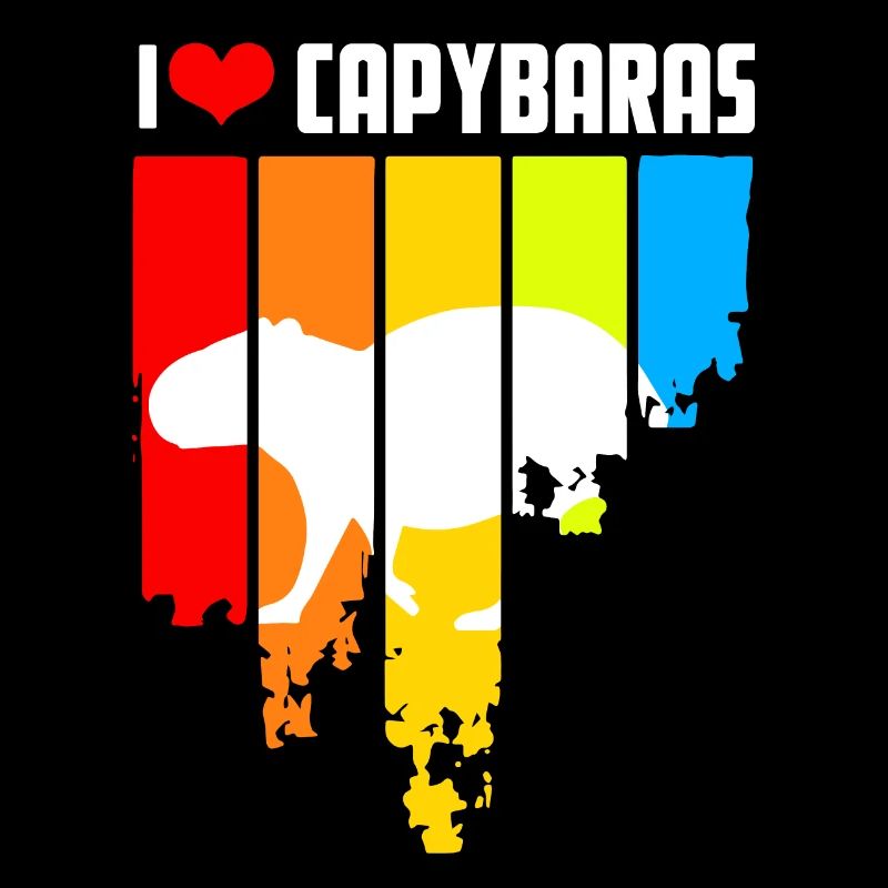 Retro Capybara Design