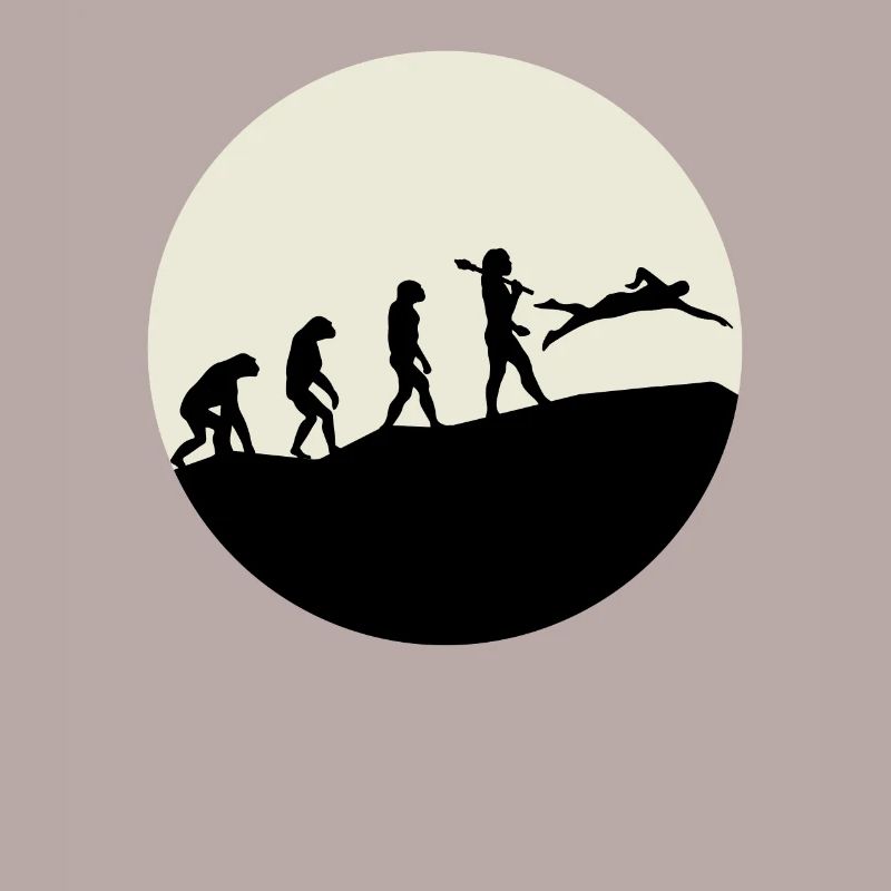 Swimmers Evolution Moon