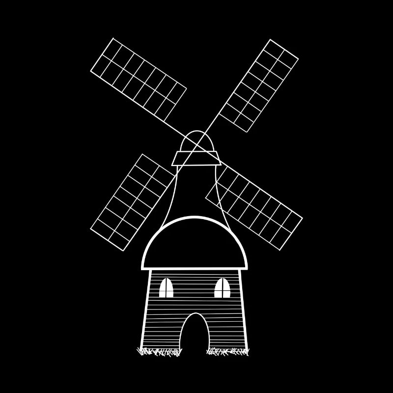 Dutch old country windmill gift