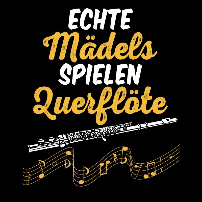 Echte Mädels Spielen Querflöte