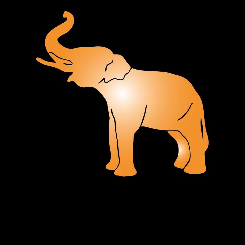 éléphant silhouette éléphant