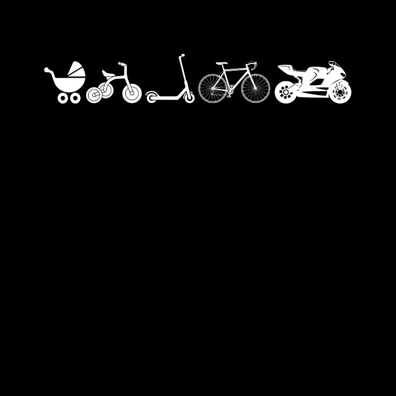 Biker evolution motorcycle funny gift