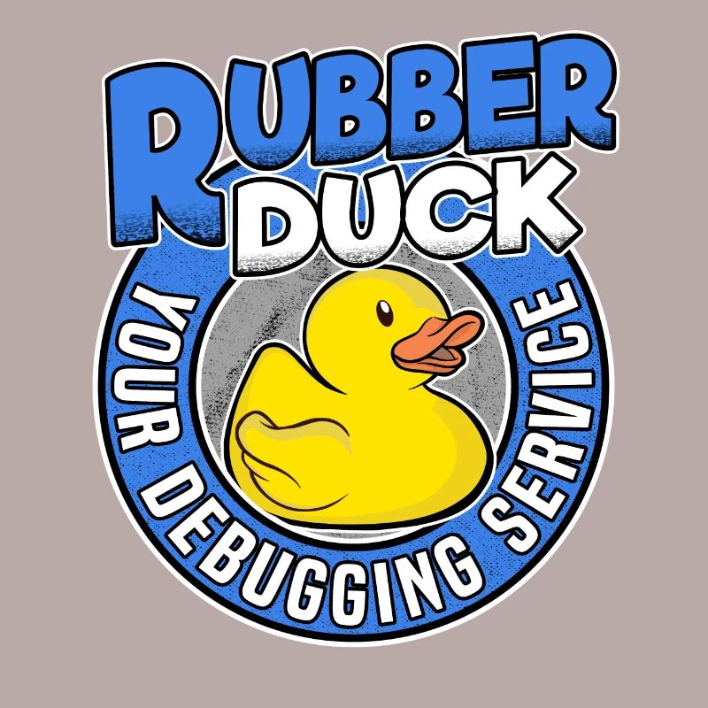 Funny Rubber Duck Debugging Service Coder Gift